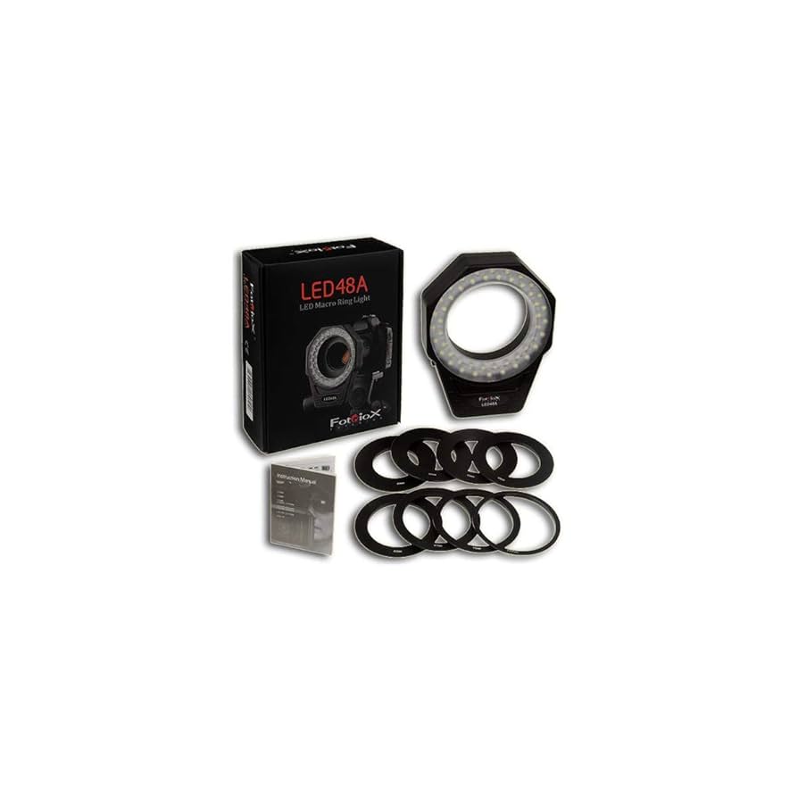 Amazon | Fotodiox Pro LED 48a リングライト ポートレートと